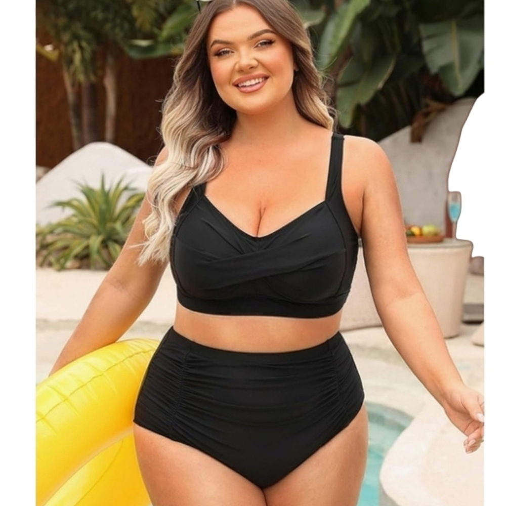 DACI - 12P Elegant Black Women's Swimwear Set